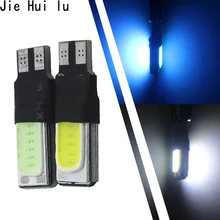 Высокая мощность t10 w5w led cob автомобильный led t10 5w5 12v t 10 синий белый автомобильный светильник противотуманная фара внутренний светильник w5w t10 canbus без ошибок