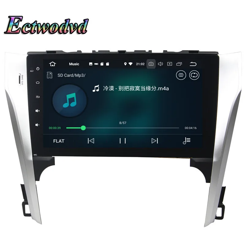 Sale Ectwodvd Octa Core 4G RAM 64G ROM Android 9.0 Car Multimedia DVD Player GPS HeadUnit for Toyota Camry 2012 2013 6