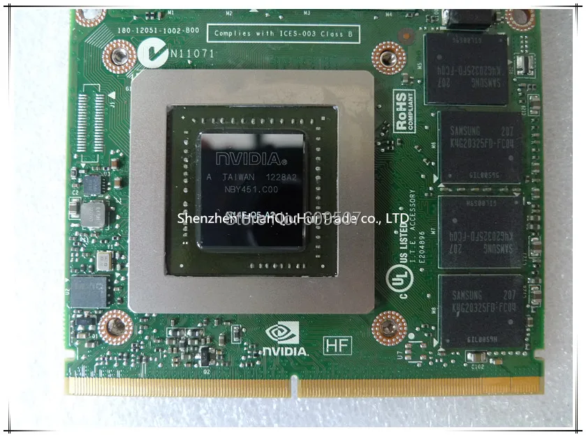 Для M6700 ноутбук T9V0C 0T9V0C N14E-Q5-A2 4G GDDR5 VGA MXM 3,0 256Bit видеокарта K5000M Графика карты протестированы