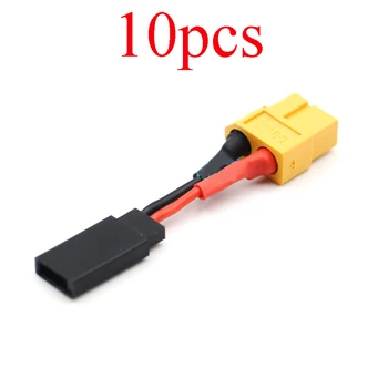 

10PCS Battery Adapter Cable Remote Control Receiver XT60 Female to DuPont Plug Conversion Line for RC icharger X6 X8 ISDT Q6 D2