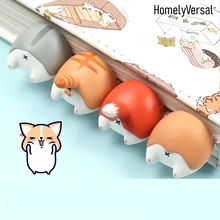 4 шт. супер милые закладки с изображением собаки, кошки, хомяка, лисы, новинка, книга для чтения, подарок для детей, школьные канцелярские принадлежности