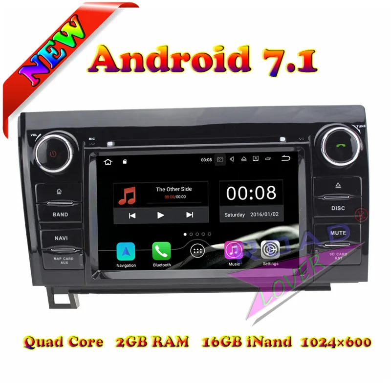 Wanusual 2G+16GB Android 7.1 Car DVD Player For Toyota Tundra 2007 2013