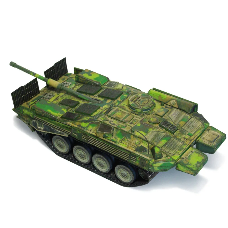 Strv 103b Швеция 1:50 танк с док DIY Бумажные модели детские игрушки игра-головоломка собрать ручная работа
