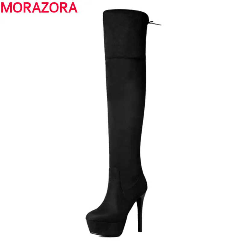 plus size high heel boots