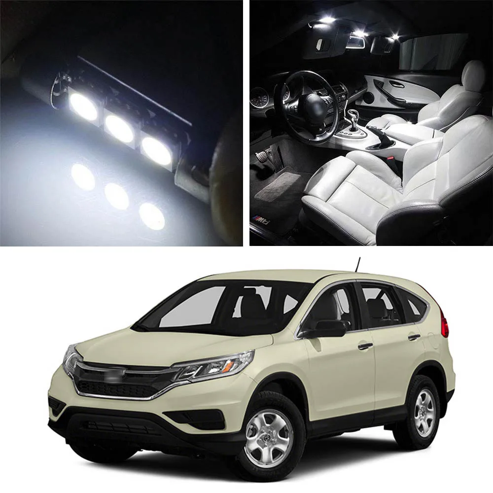 

Canbus LED Lamp Interior Map Dome Trunk Plate Light Bulbs For Honda CR-V 2013-2019