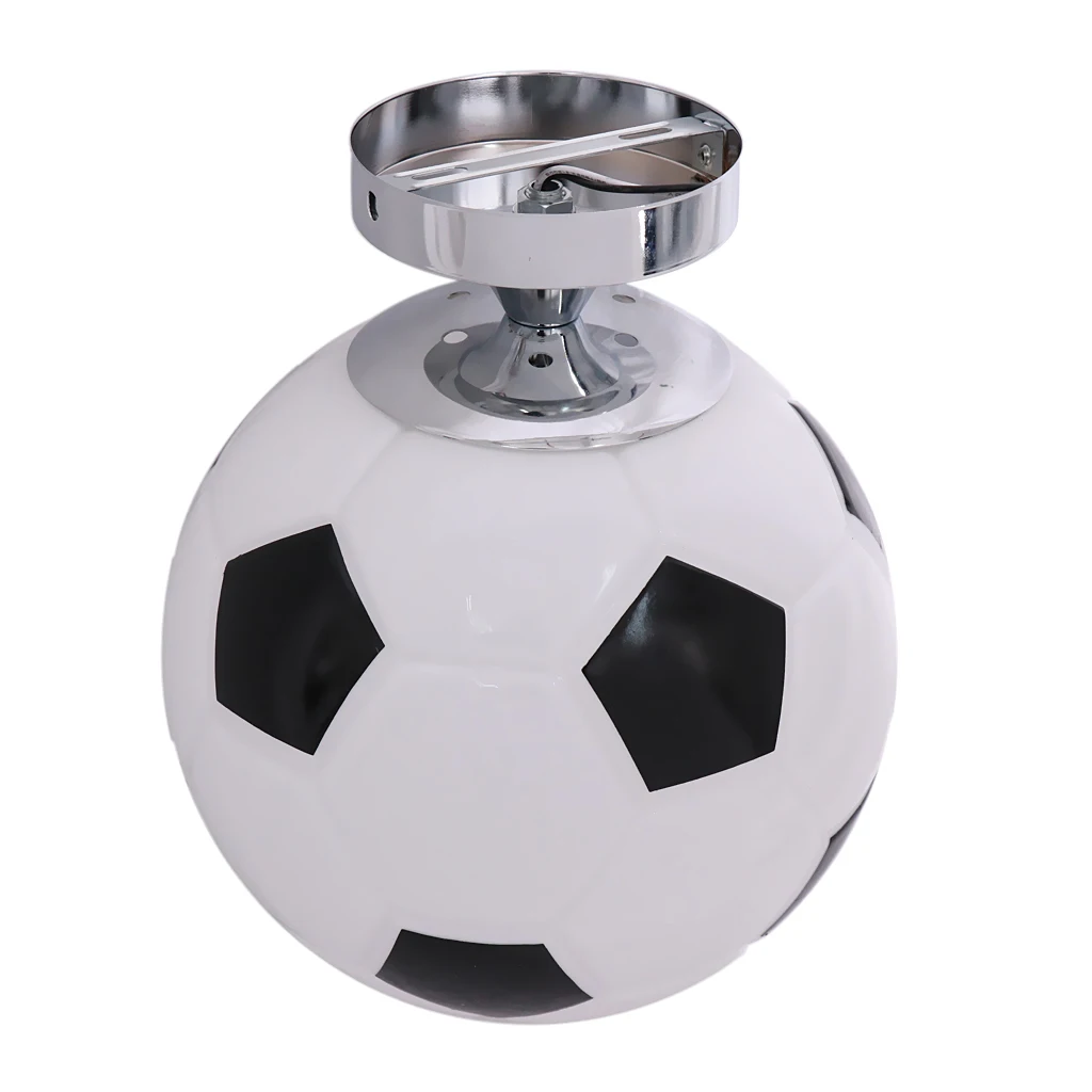 Glass Footaball Soccer Ceiling Lamp Flush Mount Pendant Light Shade Chandelier Fitting LED Bulb/Energy Saving Lamp/Incandescent