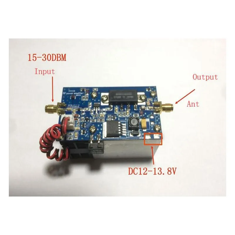 2018 полудуплексный UHF Усилитель мощности для MMDVM Hotspot DMR DPMR P25 C4FM SFK усилитель
