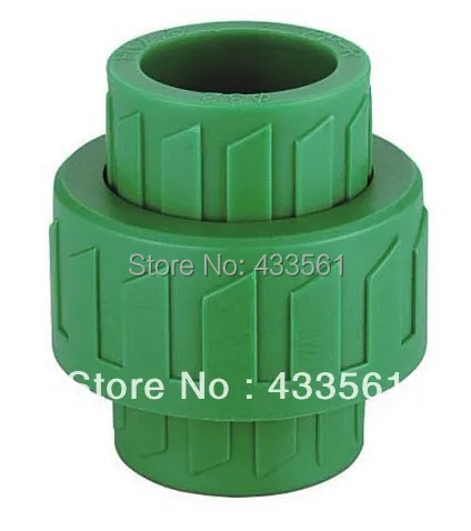 

Free Shipping Green Enviroment friendly Butt Fusion PPR New Unions DN20 Fitting Connector for Farm water pipe garden irrigation