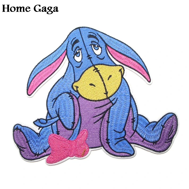 

3pcs/lot Homegaga Donkey applique patches iron on para shirt bag clothes jersey cap embroideried diy accessory dress badge D1024
