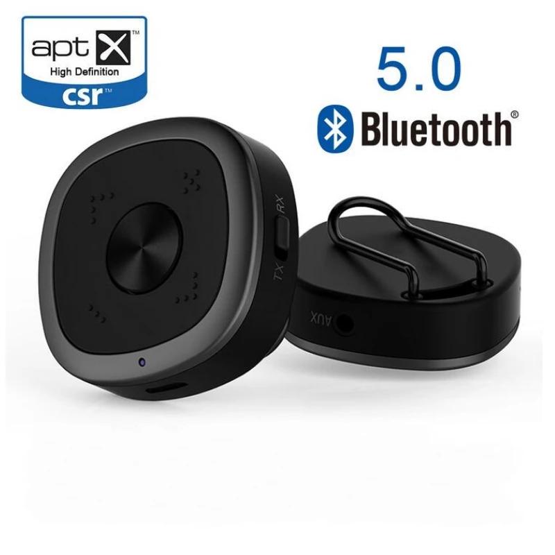 

APTX HD Bluetooth 5.0 Transmitter Receiver CSR8675 Wireless Audio Adapter 3.5mm Lossless low delay For PC TV Headphone headset