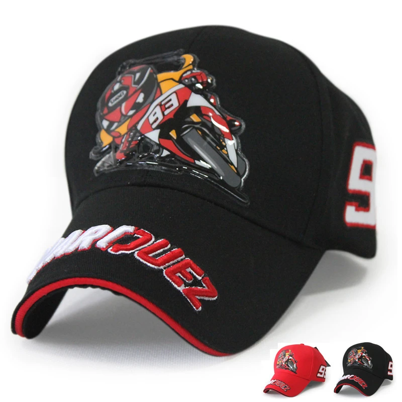 2015 el oficial de f1 moto gp marc marquez 93 cap hueso gorra de béisbol gorras sombrero del Deporte de motocross racing cap ajustable correa|hat cap york|cap siliconecap vintage - AliExpress