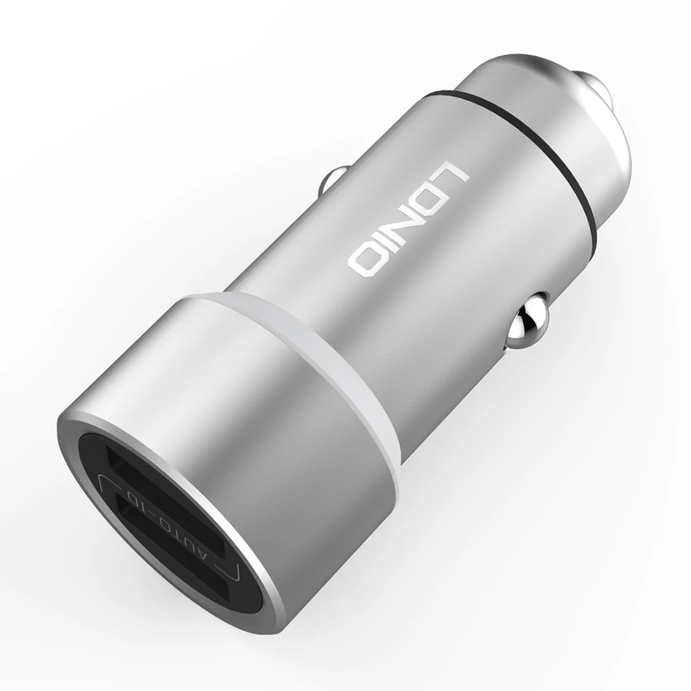 Автомобильное зарядное устройство LDNIO с двумя usb портами для мобильного телефона