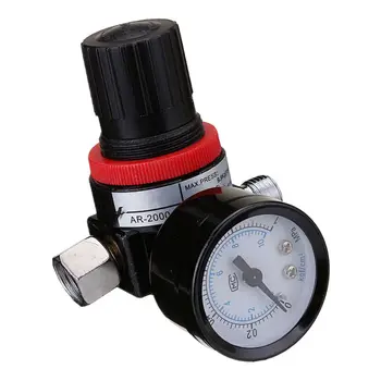 

GTBL Spray Gun Regulator Air Compressor Pressure Gauge 0-10BAR Regulating Valve