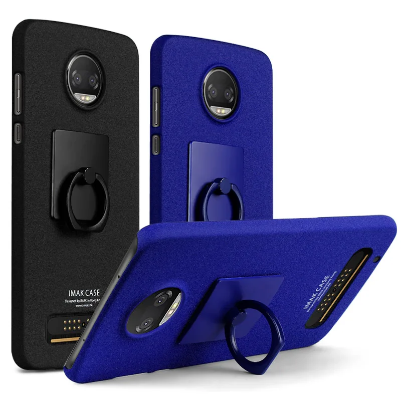 Для Motorola Moto Z2 Play чехол Imak ковбойский и защита для экрана с подставкой задняя