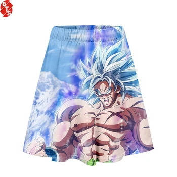 

Dragon Ball Super Broly 3D Printed Women Skirts Fashion Streetwear Short Skirt 2019 harajuku Casual Summer Wear