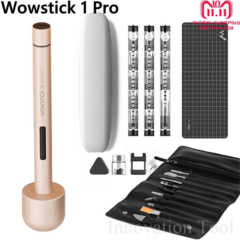 

Wowstick 1 Pro Mini Electric Screwdriver Cordless Rechargeable Battery Power Screwdriver with Cell Phone Repair Tool Kit