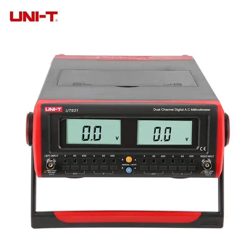 UT631 Dual-Channel Digital Display AC Millivolts Meters UT-631