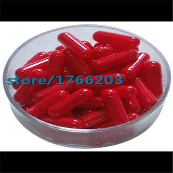 

size:0 # 5000pcs Red high quality bone glue hollow capsules capsule shell joined or seperated capsules available