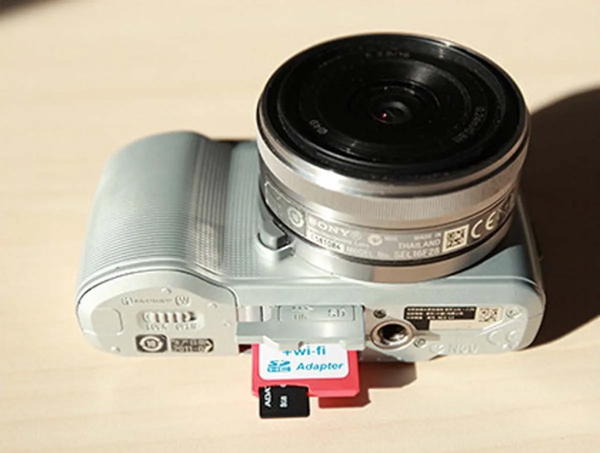 EZ compartir Wireless lector de tarjetas SD adaptador de tarjeta de memoria Micro SD - 5