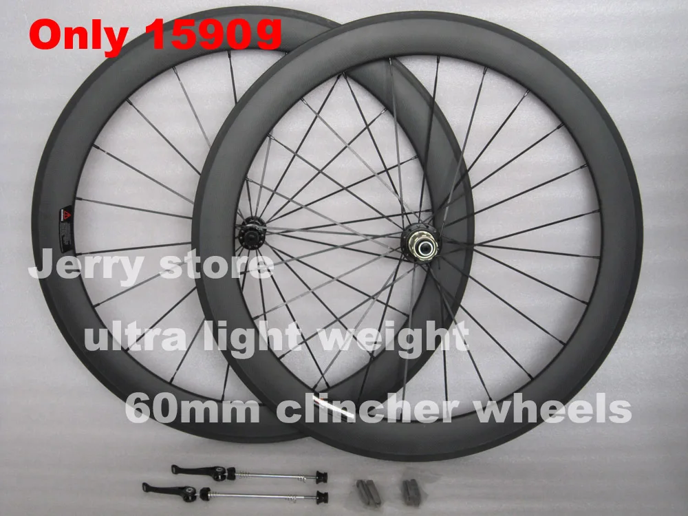 UltraLight 60 mm Deep 21 mm Wide 700c Carbon Tubular Rim 20h