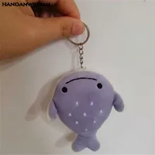 1 個豪華なフラットヘッドリトルクジラのおもちゃ小さなペンダントクリエイティブかわいい海洋動物シリーズぬいぐるみスマイリーサメのおもちゃ爆発 12 センチメートル(China)