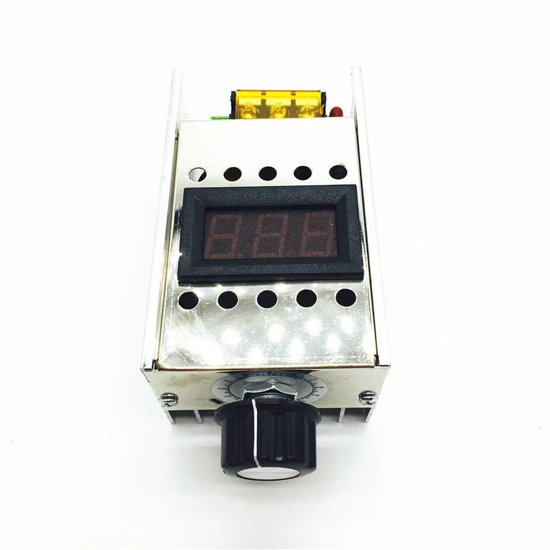 

Weikedz AC220V 4000W Dimmer High Power SCR BTA41-600B Electronic Voltage Regulator+Digital Display For Dimming Speed Thermostat
