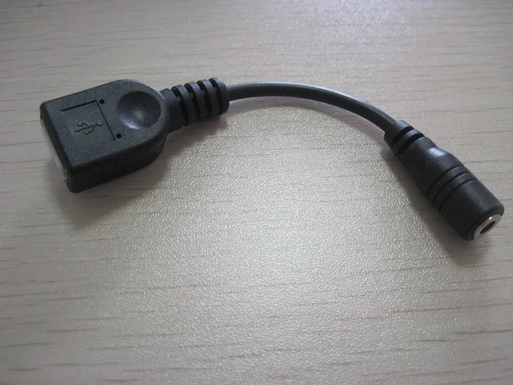 100 шт./лот 3 5*1 35 мм dc jack к usb 2 0 Женский телефон зарядное устройство адаптер