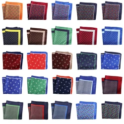 34 Colors Men's Handkerchief Polyester Pocket Square Printed Floral Hankies Hanky Business wedding party 32*32CM PH106-140 34 Colors Men's Handkerchief Polyester Pocket Square Printed Floral Hankies Hanky Business wedding party 32*32CM PH106-140