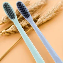 Новые 4 шт Мягкие зубные щетки для волос черные зубные щетки Зубная щетка для взрослых путешествия домашнего использования