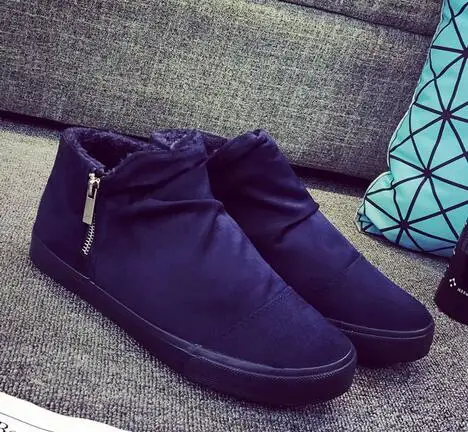 winter boots without laces