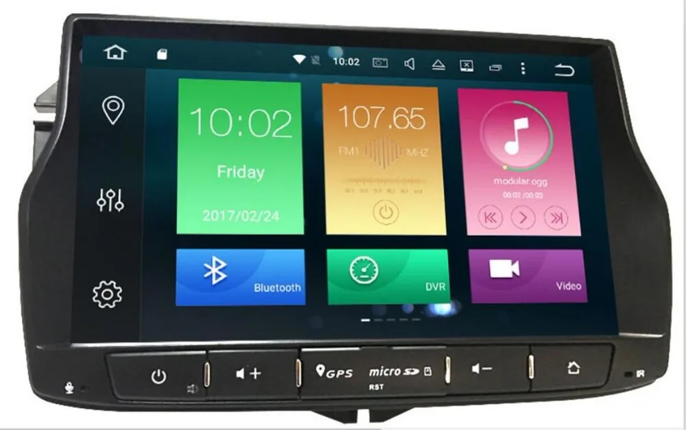 Top 8 inch 2G RAM 32G ROM Android 8.1 2din Car dvd player for Lada Vesta gps Navigation support Navitel Map for RU Radio BT WIFI 1