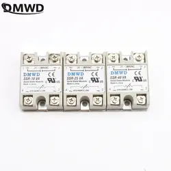 Твердотельные реле SSR-10VA SSR-25VA SSR-40VA 10A 25A 40A Relais регулятор 24-380VAC Выход ССР 10VA 25VA 40VA