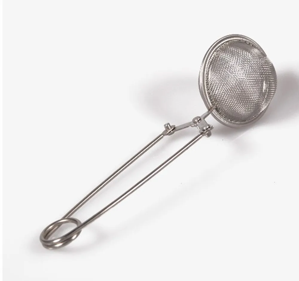 

Stainless Steel Spoon Tea Leaves Herb Mesh Ball Infuser Filter Squeeze Strainer Tea Leaves Herb Mesh Ball Infuser Filter Squeeze