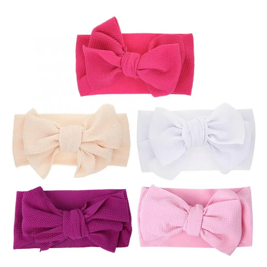 

Baby Girl Lovely Bowknot Headband Baby Infant Elastic Hair Band Girls Turban Knot Headbands Hair Accessories
