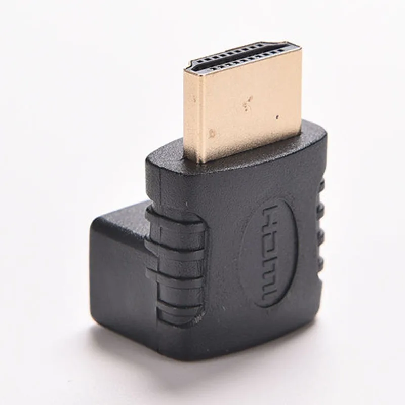1Pair/2Pcs HDMI Cable Adapter Converter 90 Degree+270 Degree Right Angle HDMI Male to HDMI Female Extender Adaptor for HDTV