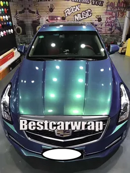 

PROTWRAPS Magic Gloss green shift Vinyl wrap For Car Wrap Styling foil Stickers With Air Bubble Free :1.52*20M/Roll 5x67ft