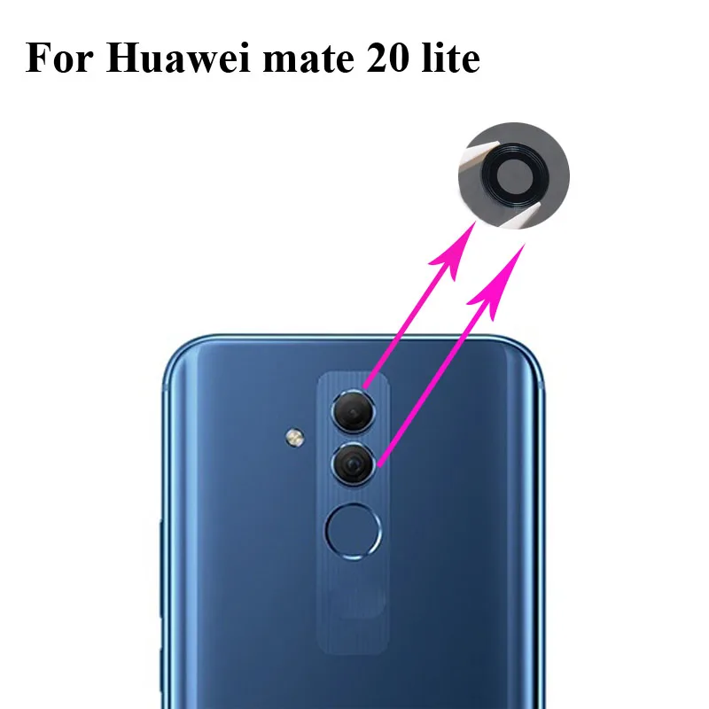 

4PCS Replacement Back Rear Camera Lens Glass For Huawei mate 20 lite 20lite Phone Parts Mate20 Lite Test Good