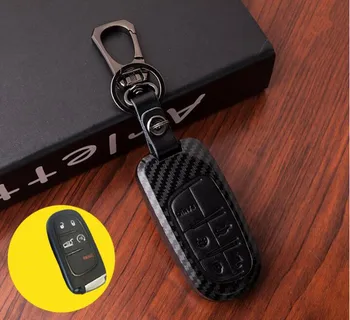 

New ABS material Products auto key case keychain For Fiat Dodge Charger Dart Challenger Durango Jeep Grand Cherokee Chrysler 300