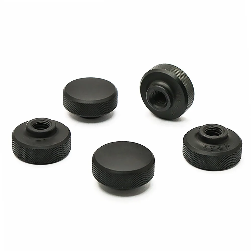 Details about   M5 Aluminium Alloy High Type Knurled Thumb Nuts Through Hole Hand Grip Knob Nut 