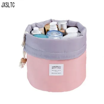 

JXSLTC Vanity Pouch Drawstring bag Trip Beauty Neceser Women's Makeup Kit Travel Make Up Toiletry Cases Organizer Cosmetic Bag