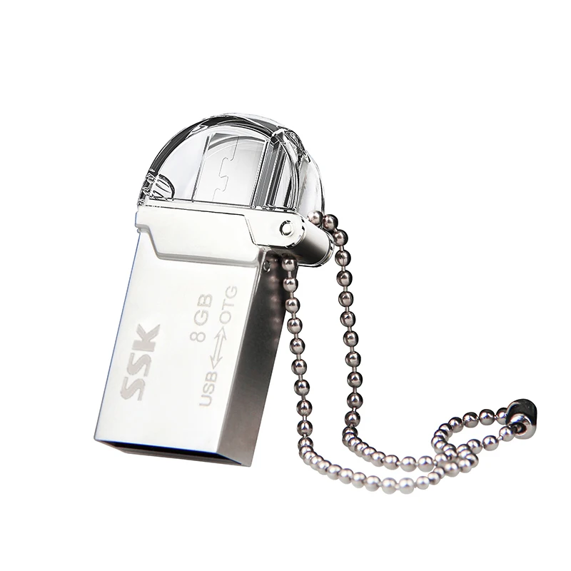 

SSK SFD255 USB Flash Drive 2.0 USB C OTG Pen drive 8GB For Memory Stick PenDrive Special Offer