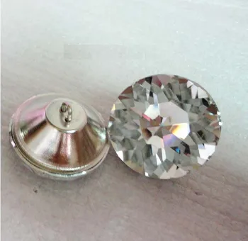 

UNILOCKS 30pcs/lot 20mm Soft bag button crystal buttons sofa witchford pull clasp soft bag buttons witchford white buttons