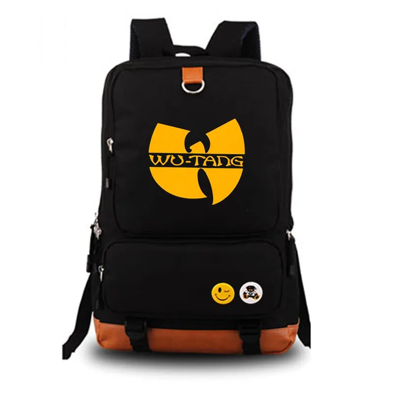 style4 black Wu Tang Clan школьная сумка Хип-хоп рэп Рюкзак Студенческая школьная сумка рюкзак для ноутбука повседневный рюкзак для отдыха - Цвет: style4 black
