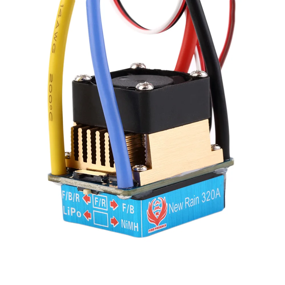 1pcs-Waterproof-Brushed-ESC-320A-3S-with-Fan-5V-3A-BEC-T-Plug-For-1-10