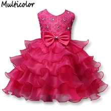 Новое поступление, платья для девочек от 3 до 15 лет Детское бальное платье, платье принцессы для свадебной вечеринки нарядное платье для девочек на свадьбу