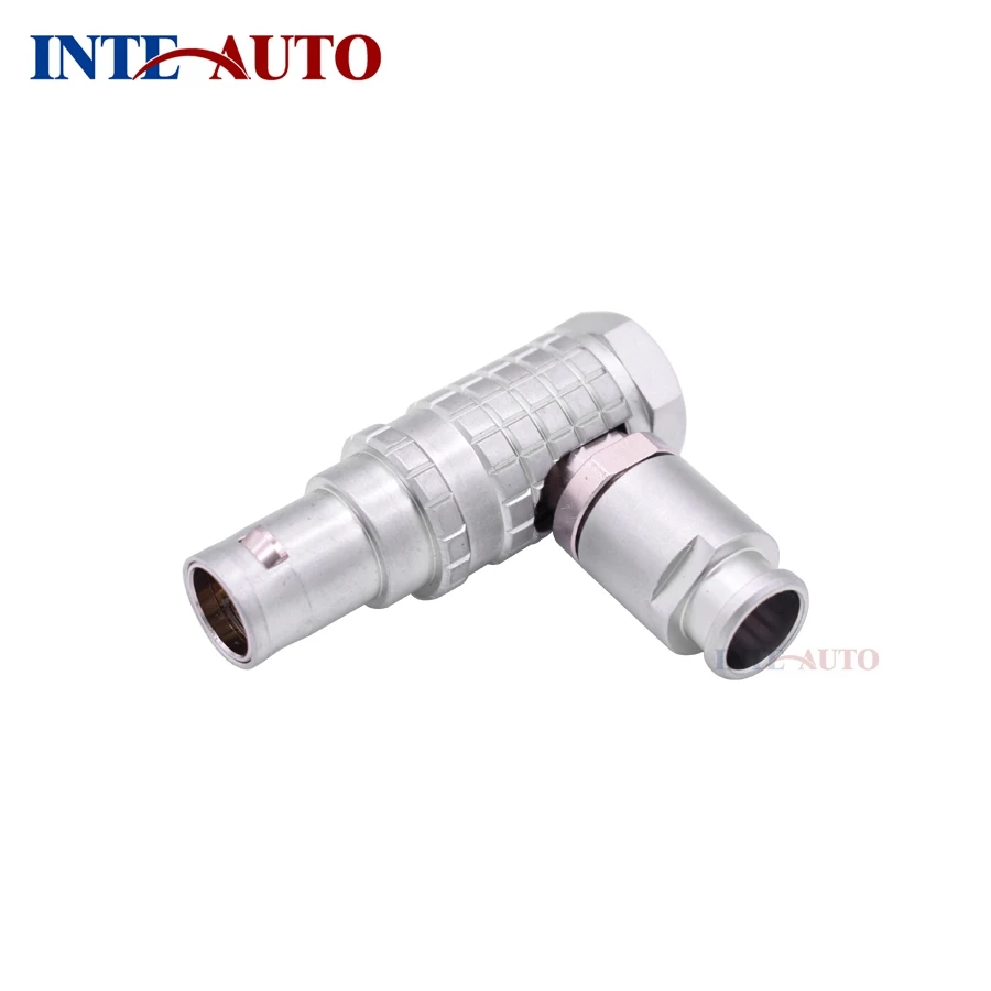 

Replacement LEMOs connector,Cable elbow plug, 7 pins Metal push pull self-locking circular male connector, FHG.1B.307