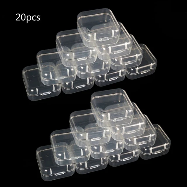 20pcs Small Round Transparent Plastic Box PP Box Product Packaging PP  Storage Collections Container Box Case - AliExpress