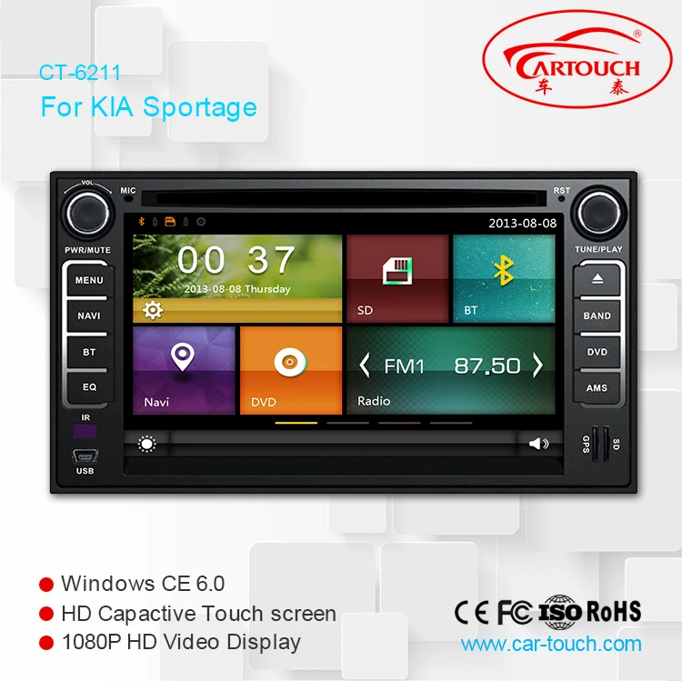 

Car DVD for Kia Sorento Cerato Sportage Spectra Rondo Carens Optima Magentis GPS Head Unit Car radio Free Camera Free Map