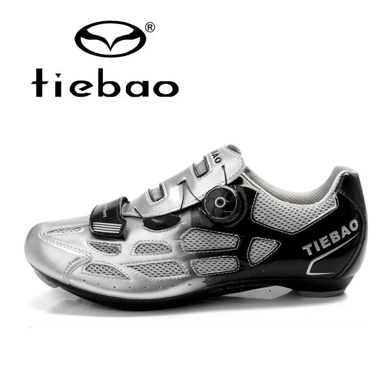 

TIEBAO Road Cycling Shoes men's Self-locking Rotate disc adjustable Bike Shoes Breathable Athletic Cycling Shoes Road Bike Shoes
