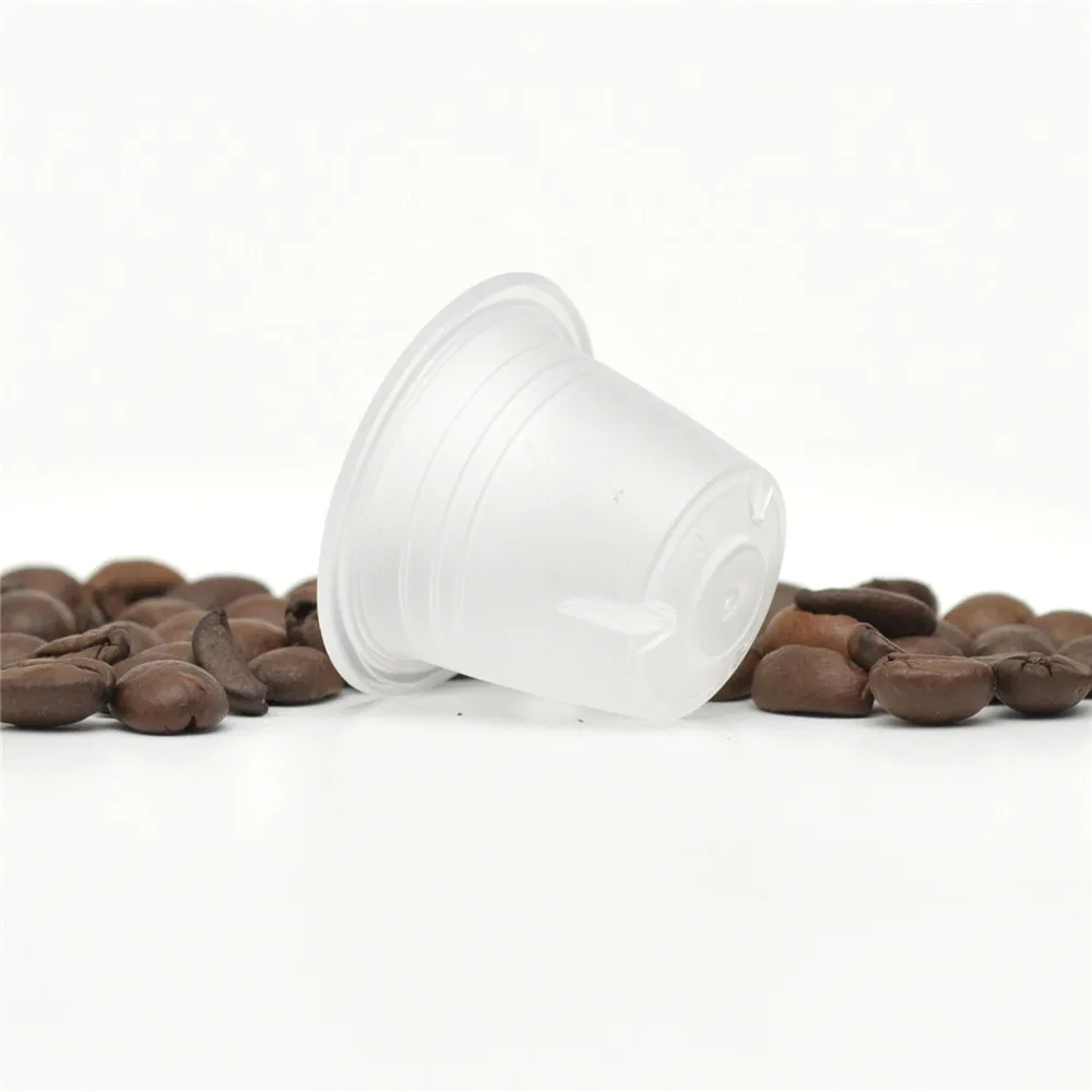 Nespresso совместимые капсулы для DIY кофе эспрессо 1000 шт пустые капсулы+ 1000 наклейки крышки+ 5 совок